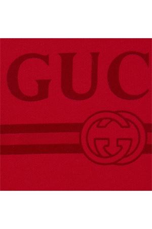 Felpa in Jersey di cotone felpato rosso GUCCI KIDS | 849011XJHO66195